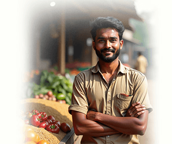 Family selling products